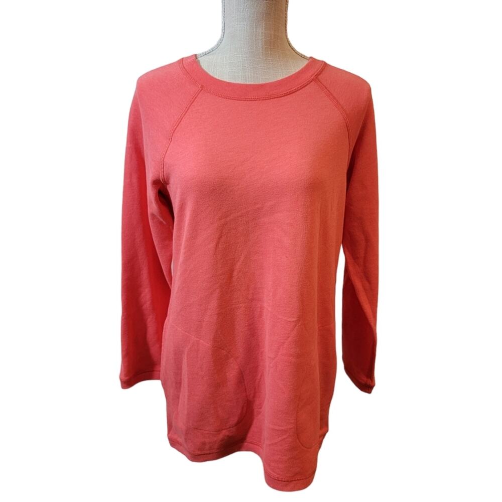 Tommy Bahama Coral Crewneck Sweatshirt W/ Side Pockets Size Small NWT